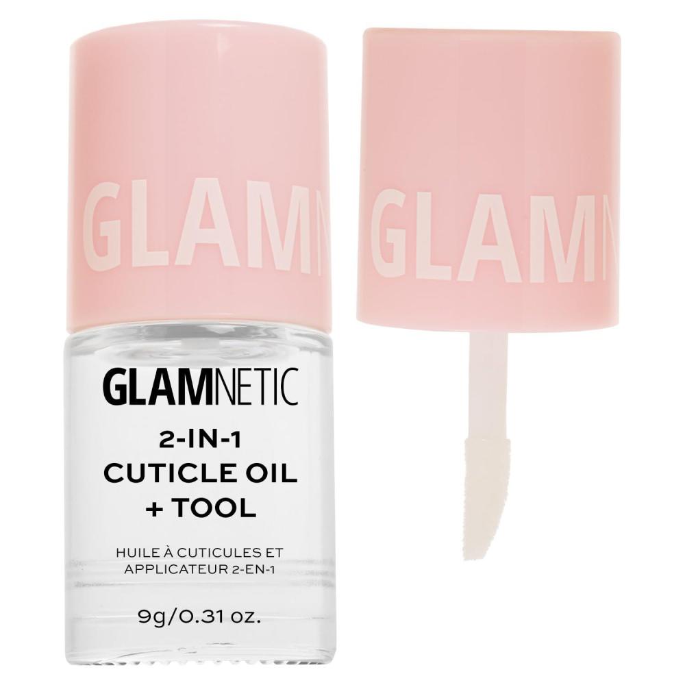 imageGlamnetic 2in1 Cuticle Oil  Nourishing Cuticle Serum amp Cuticle Pusher For Healthy Nails  Overnight Hyaluronic Acid amp Botanical Oils  031 Oz