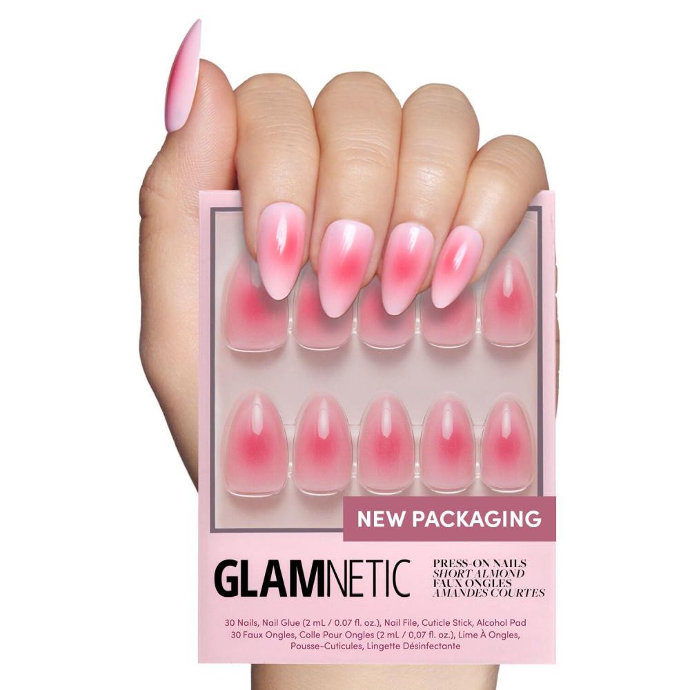 imageGlamnetic Press On Nails  Fall Mauve  Opaque Muted Blush Mauve Short Oval Fake Nails Salon Quality  15 Sizes  30 Nail Kit3ZA  Blushing Aura