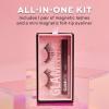 Glamnetic Magnetic Eyelashes Lash Kit | Verified + Magnetic Eyeliner Pen Lashes Pack, Dramatic Long Eyelash Kit, Reusable up to 60 times – 1 pair + liner