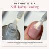 Glamnetic Nail Strengthener | Fast-Drying, Vegan Formula to Reinforce Natural Nails | Helps To Prevent Breakage & Splitting – 0.34 fl. oz