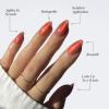Glamnetic Press On Nails – Fall Mauve | Opaque Muted Blush Mauve Short Oval Fake Nails, Salon Quality | 15 Sizes – 30 Nail Kit(3H – Rosé)