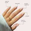 Glamnetic Press On Nails – Fall Mauve | Opaque Muted Blush Mauve Short Oval Fake Nails, Salon Quality | 15 Sizes – 30 Nail Kit(3S – Confetti)