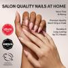 Glamnetic Press On Nails – Fall Mauve | Opaque Muted Blush Mauve Short Oval Fake Nails, Salon Quality | 15 Sizes – 30 Nail Kit(3W – Bubble Gum Glaze)