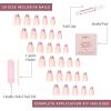 Glamnetic Press On Nails – Fall Mauve | Opaque Muted Blush Mauve Short Oval Fake Nails, Salon Quality | 15 Sizes – 30 Nail Kit(3X – Rock Candy)