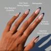 Glamnetic Press On Nails – Gold Goals | Medium Coffin Neutral Fake Nails with Gold Reverse French Tip, Salon Quality Nude Nails | 15 Sizes – 30 Nail Kit with Glue(3F – Black Truffle)
