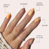 Glamnetic Press On Nails – La Perle | Semi-Transparent Squoval French Tip Nails, Salon Quality | 15 Sizes – 30 Nail Kit with Glue(Sunny Shores)