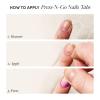 Glamnetic Press ‘n Go Instant Nail Adhesive Tabs | Short Term Wear, Easily Removable & Less Damaging, Customized Fit | 90 Tabs