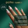 Harry Potter™ x Glamnetic Press On Nails – Ravenclaw™ | Blue French Tip Eagle Graphic Short Almond Nails in a Chrome & Glossy Finish | 15 Sizes – 30 Nail Kit with Glue(Parseltongue)