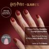 Harry Potter™ x Glamnetic Press On Nails – Ravenclaw™ | Blue French Tip Eagle Graphic Short Almond Nails in a Chrome & Glossy Finish | 15 Sizes – 30 Nail Kit with Glue(Marauder’s Map)