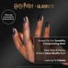 Harry Potter™ x Glamnetic Press On Nails – Ravenclaw™ | Blue French Tip Eagle Graphic Short Almond Nails in a Chrome & Glossy Finish | 15 Sizes – 30 Nail Kit with Glue(Deathly Hallows)