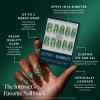 Harry Potter™ x Glamnetic Press On Nails – Ravenclaw™ | Blue French Tip Eagle Graphic Short Almond Nails in a Chrome & Glossy Finish | 15 Sizes – 30 Nail Kit with Glue(8 – Salazar Slytherin)