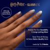 Harry Potter™ x Glamnetic Press On Nails – Ravenclaw™ | Blue French Tip Eagle Graphic Short Almond Nails in a Chrome & Glossy Finish | 15 Sizes – 30 Nail Kit with Glue(4 – Rowena Ravenclaw)