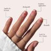 Valentines Day Glamnetic Press On Nails – Pink Macaron | Semi-Transparent Light Pink Pastel French Tip Short Almond Fake Nails in a Glossy Finish, Salon Quality | 15 Sizes – 30 Nail Kit(Pretty Bloom)