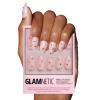 Glamnetic Press On Nails – Fall Mauve | Opaque Muted Blush Mauve Short Oval Fake Nails, Salon Quality | 15 Sizes – 30 Nail Kit(3C – North Star)