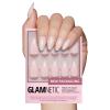 Glamnetic Press On Nails – Fall Mauve | Opaque Muted Blush Mauve Short Oval Fake Nails, Salon Quality | 15 Sizes – 30 Nail Kit(3G – Ballet Pink)