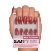 Glamnetic Press On Nails – Fall Mauve | Opaque Muted Blush Mauve Short Oval Fake Nails, Salon Quality | 15 Sizes – 30 Nail Kit(3H – Rosé)