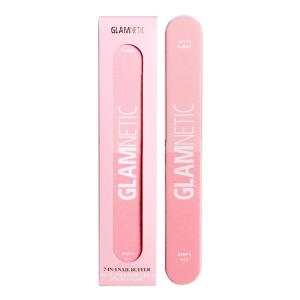 Glamnetic 7-in-1 Nail Buffer | All-in-One, 7 Step Nail Buffing Block for Filing, Shaping, Smoothing & Polishing | Lightweight & Easy to Use | EVA & Sandpaper Nail File Buffer