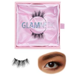 Glamnetic Magnetic Half Lashes – Queen | Natural Looking Half Lash Set, Short Cat Eye Flared, 6-Magnet Band, Reusable Eyelashes Small Eyes, Up to 60 Wears – 1 Pair