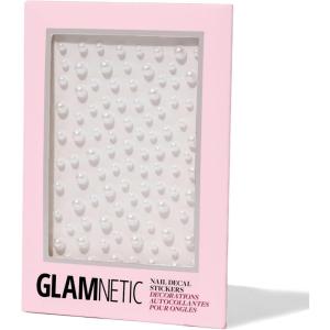 Glamnetic Nail Stickers for Nail Art – Pearlfect | 3D Pearl Adhesive Nail Decals, Customizable | 120 Gems Per Sticker Sheet, 4 Sizes(Pearlfect)