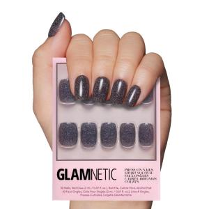 Glamnetic Press On Nails – Fall Mauve | Opaque Muted Blush Mauve Short Oval Fake Nails, Salon Quality | 15 Sizes – 30 Nail Kit(4A – Cosmic)