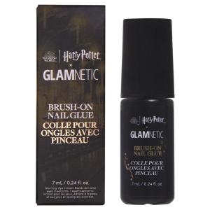 Glamnetic x GLAMZILLA Super Strong Brush On Nail Glue | Brush Tip Applicator, Mess Free, Travel Friendly, Vegan | Durable & Long-Lasting | .24 fl. oz.(Harry Potter)