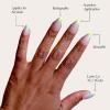 Glamnetic Press On Nails – St. Barths | Semi-Transparent Ombre French Tip Short Almond Nails, Salon Quality | 15 Sizes – 30 Nail Kit