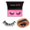 Glamnetic Magnetic Eyelashes – Lucky | Short Magnetic Lashes, 60 Wears Reusable High Volume Faux Mink Lashes, Cat Eye Flared – 1 Pair(Lucky)
