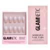 Glamnetic Press-On Nails & Adhesive Nail Tabs – Creamer | Neutral Ombre Short Round Nails | 15 Sizes – 30 Nail Kit with Adhesive Tabs