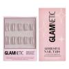 Glamnetic Press-On Nails & Adhesive Nail Tabs – Pure Intentions | Glossy, Iridescent Short Round Nails | 12 Sizes – 30 Nail Kit with Adhesive Tabs
