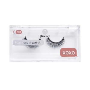Glamnetic Magnetic Eyelashes – Lucky | Short Magnetic Lashes, 60 Wears Reusable High Volume Faux Mink Lashes, Cat Eye Flared – 1 Pair(XOXO)