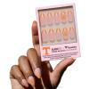 Glamnetic x Fanatics Press On Nails – Miami Hurricanes | Short Almond Fake Nails, Collegiate Hurricanes Green French Tips, College Nails, Salon-Quality | 15 Sizes – 30 Nail Kit with Glue(Tennessee Volunteers)
