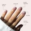 Glamnetic Press-On Nails Bundle – Fairy Dust & La Perle | Short Oval Beige-Pink Nails with a Velvet Metallic Finish | Short Squoval French Tip False Nails with a Glossy Finish | Reusable Nail Kits
