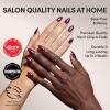 Glamnetic Press On Nails – Honeydewy | Short Squoval Fake Nails in Mint Green with Glazed Finish, Salon Quality | 15 Sizes – 30 Nail Kit with Glue(Jam Drizzle)