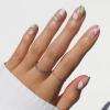 Glamnetic Press On Nails – Honeydewy | Short Squoval Fake Nails in Mint Green with Glazed Finish, Salon Quality | 15 Sizes – 30 Nail Kit with Glue(Strawberry Matcha)