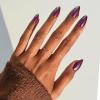 Glamnetic Press On Nails – Sky Berry | Short Almond Fake Nails with Milky White Base & Blue Aura Center in Glazed Finish, Salon Quality | 15 Sizes – 30 Nail Kit with Glue(Jam Drizzle)