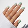 Glamnetic Press On Nails – Sky Berry | Short Almond Fake Nails with Milky White Base & Blue Aura Center in Glazed Finish, Salon Quality | 15 Sizes – 30 Nail Kit with Glue(Honeydewy)