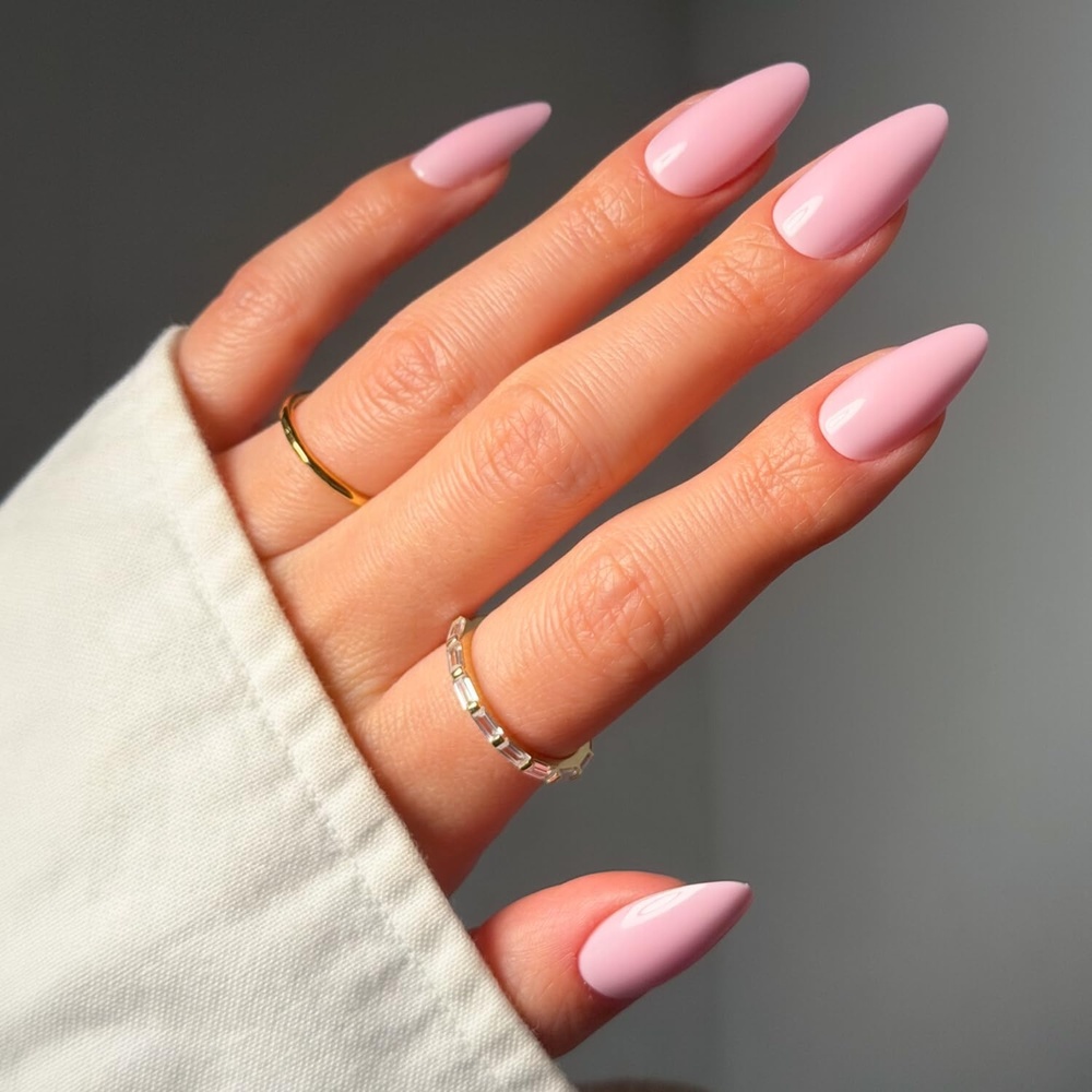 image:imageGlamnetic Press On Nails  Medium Coffin Fake Nails  Glazed Red Press On Nails Salon Quality Kit with Glue  Runway Red  30 Nail Set in 15 Sizes1G  Iconic Pink