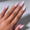 Glamnetic Press On Nails – Medium Coffin Fake Nails | Glazed Red Press On Nails, Salon Quality Kit with Glue | Runway Red – 30 Nail Set in 15 Sizes(3A – Pink Darling)