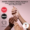 Glamnetic Press On Nails – Extra Short Fake Nails | Tortoiseshell French Tip Press On Nails, Salon Quality Kit with Glue | Unbothered – 30 Nail Set in 15 Sizes(2A – Too Much)