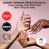Glamnetic Press On Nails – Extra Short Fake Nails | Tortoiseshell French Tip Press On Nails, Salon Quality Kit with Glue | Unbothered – 30 Nail Set in 15 Sizes(2B – No Apologies)