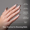 Glamnetic Press On Nails – Extra Short Fake Nails | Tortoiseshell French Tip Press On Nails, Salon Quality Kit with Glue | Unbothered – 30 Nail Set in 15 Sizes(2G – No Competition)