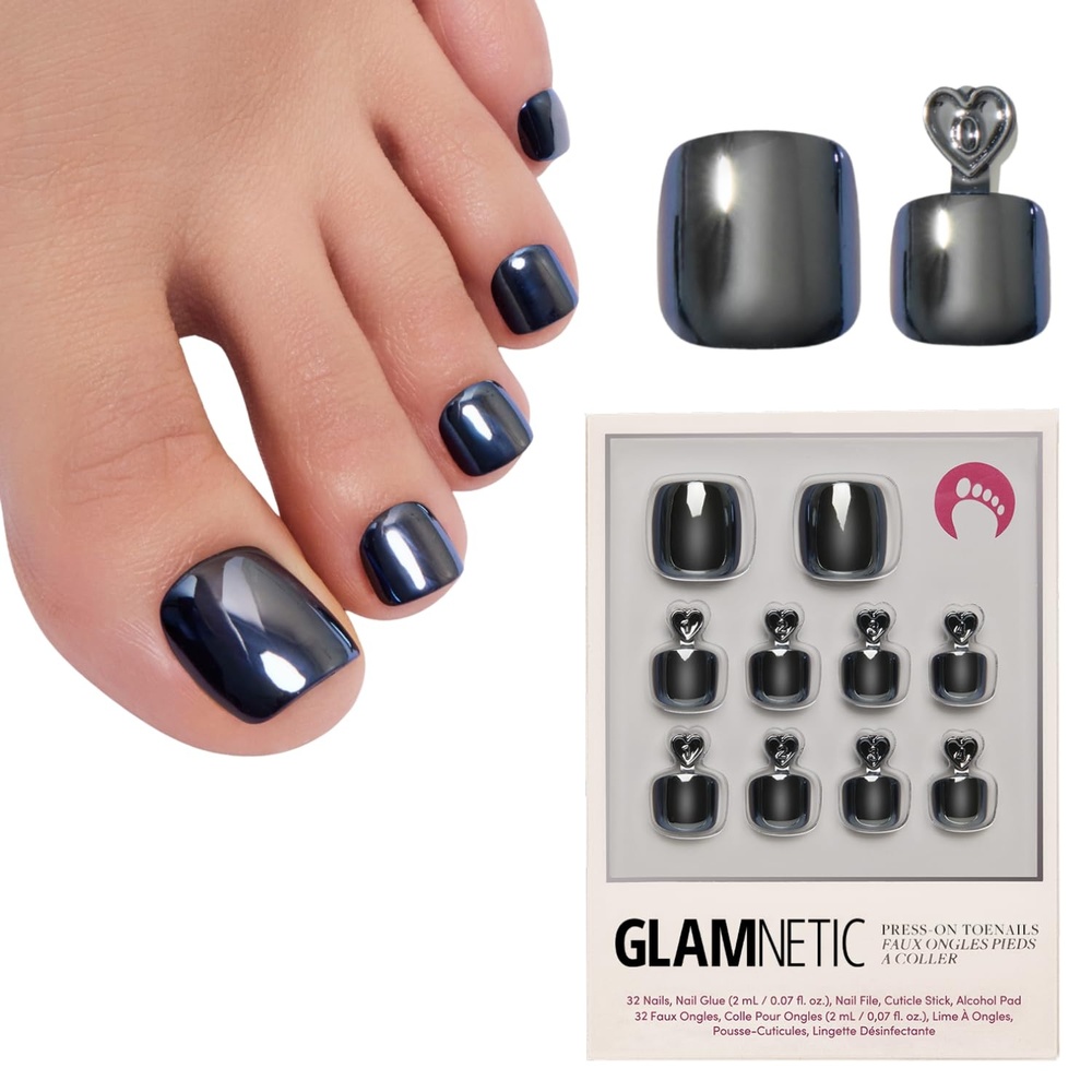 image:imageGlamnetic Press On Toenails  Natural Fake Nails  SunKissed Coral Glazed Press On Toenails Salon Quality Press On Nails Kit with Glue  Lush Coral  32 Nail Set in 16 Sizes8  Boba